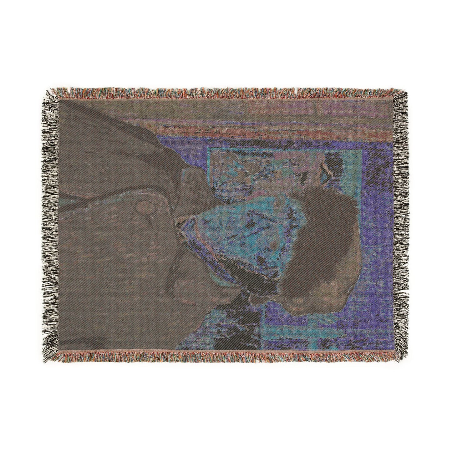 Van Gogh, Vincent - Self Portrait with Bandaged Ear (1889) - Woven Blanket