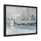 Monet, Claude - The Magpie (1868) - Matte Canvas, Framed