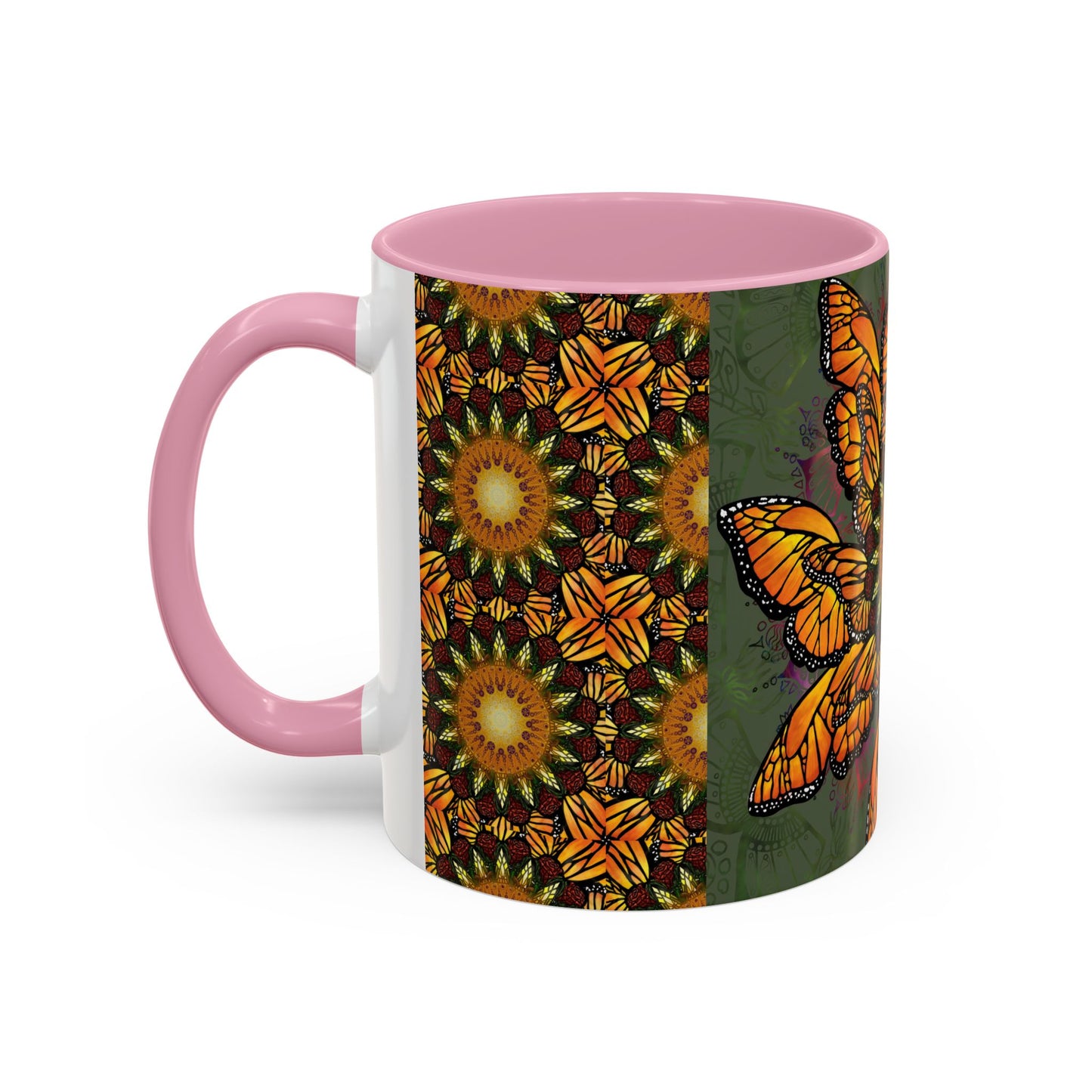 Pacio, Adam - Monarch Butterfly Mandala - Colorful Accent Mugs