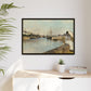 Morisot, Berthe - The Harbor at Lorient (1869) - Matte Canvas, Framed