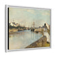Morisot, Berthe - The Harbor at Lorient (1869) - Matte Canvas, Framed