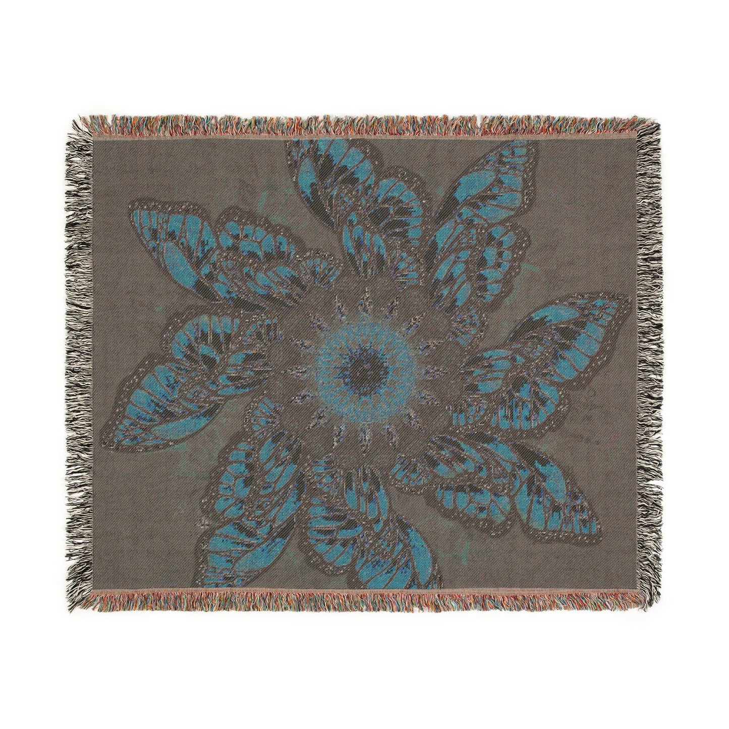 Pacio, Adam - Monarch Butterfly Mandala - Woven Blanket