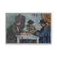 Cézanne, Paul - The Card Players (1892) - Matte Canvas, Framed
