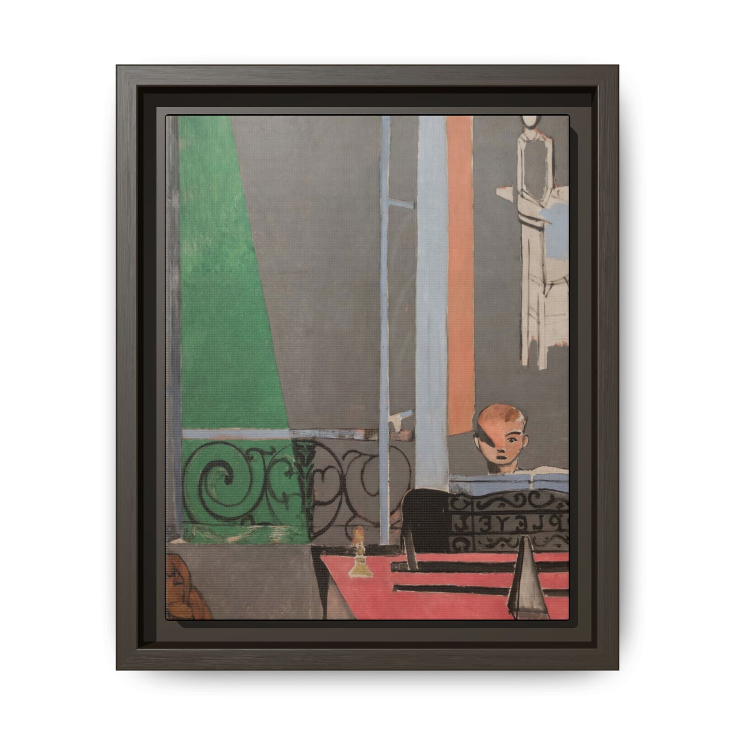 Matisse, Henri - Piano Lesson (1916) - Matte Canvas, Framed