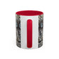 Pacio, Adam - Memento Mori Mandala - Colorful Accent Mugs