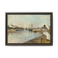 Morisot, Berthe - The Harbor at Lorient (1869) - Matte Canvas, Framed