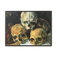 Cézanne, Paul - Pyramid of Skulls (1901) - Matte Canvas, Framed
