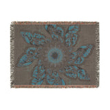 Monarch Butterfly Mandala - Woven Blanket