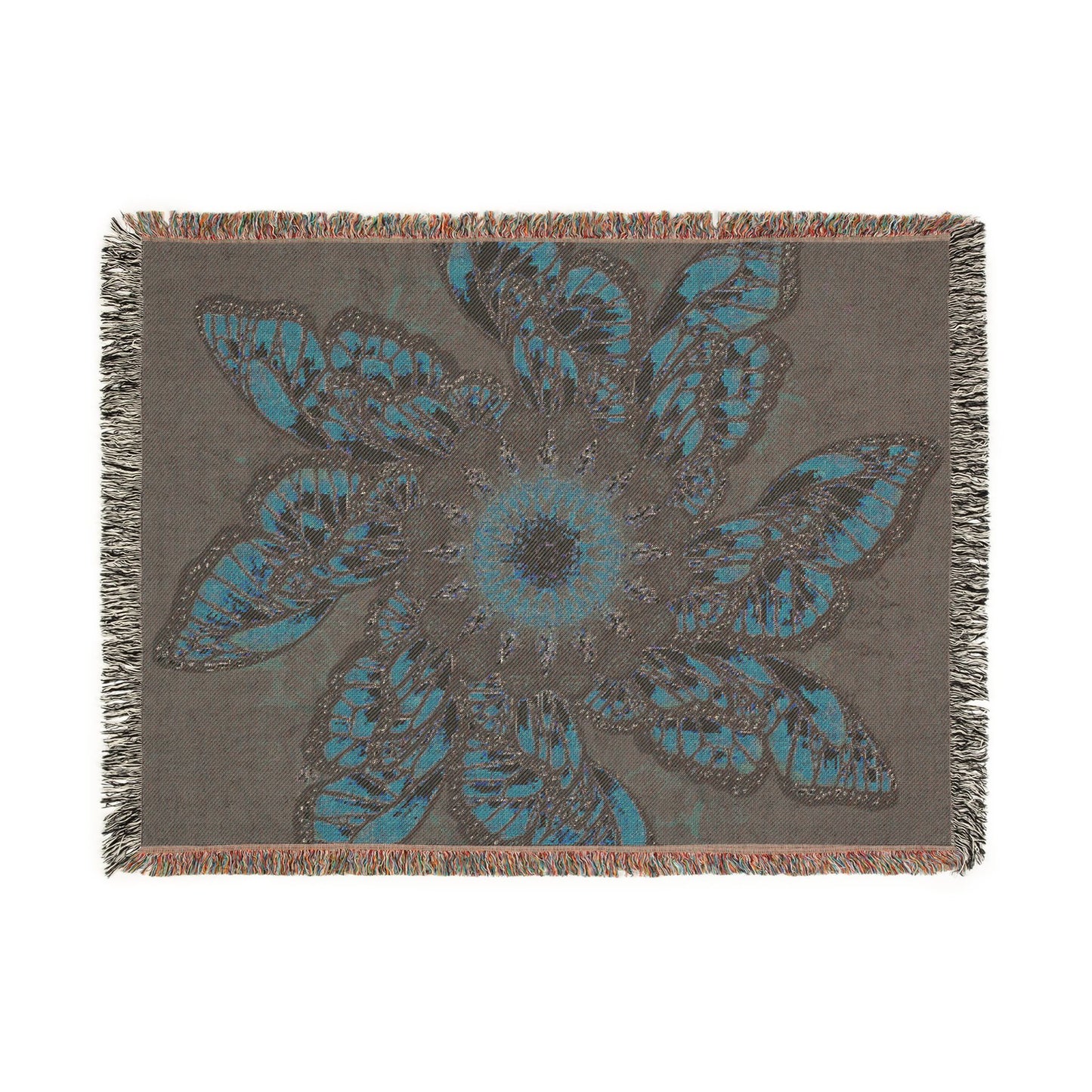 Pacio, Adam - Monarch Butterfly Mandala - Woven Blanket