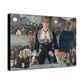 Manet, Édouard - A Bar at the Folies-Bergère (1880) - Canvas Block, unframed