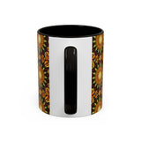 Monarch Butterfly Mandala - Colorful Accent Mugs