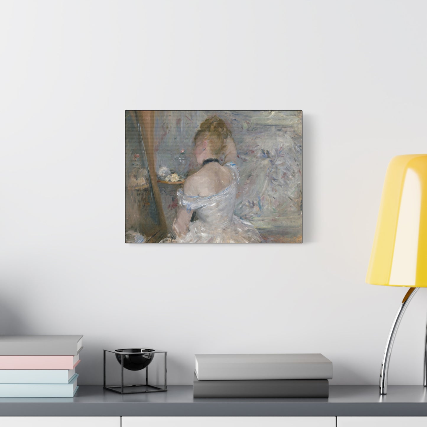 Morisot, Berthe - Woman at Her Toilette (1880) - Canvas Block, unframed