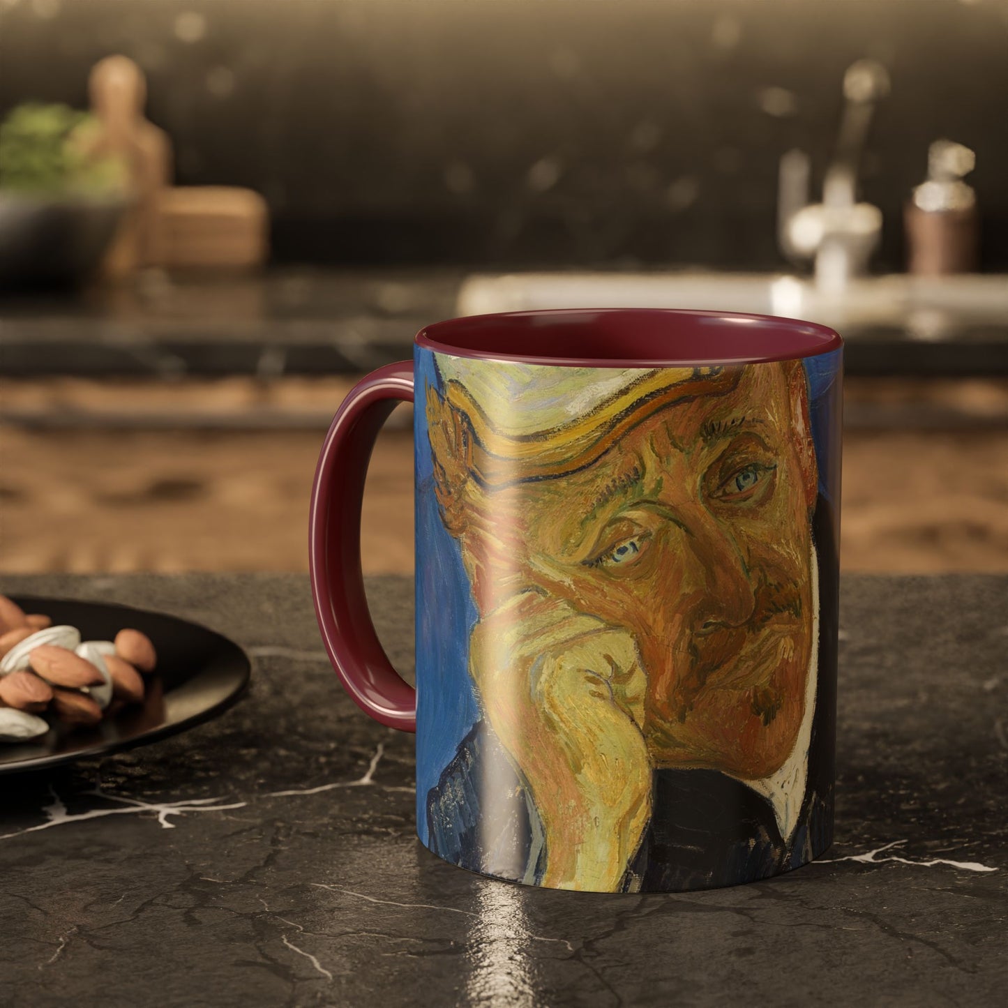 Van Gogh, Vincent - Portrait of Dr. Paul Gachet (1890) - Colorful Accent Mugs