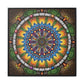 Emerald Arrows Mandala - Framed Matte Canvas
