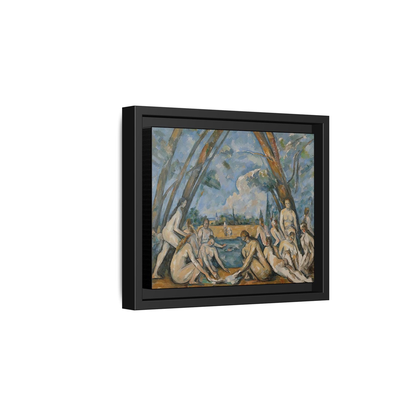 Cézanne, Paul - The Large Bathers (1906) - Matte Canvas, Framed