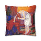 Ranson, Paul - The Golden Head of Hair (1909) - Suede Square Pillowcase