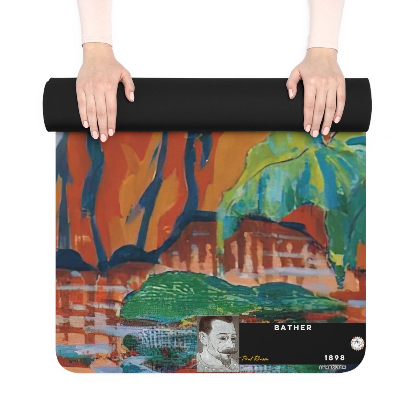 Ranson, Paul - Bather (1898) - Rubber Yoga Mat
