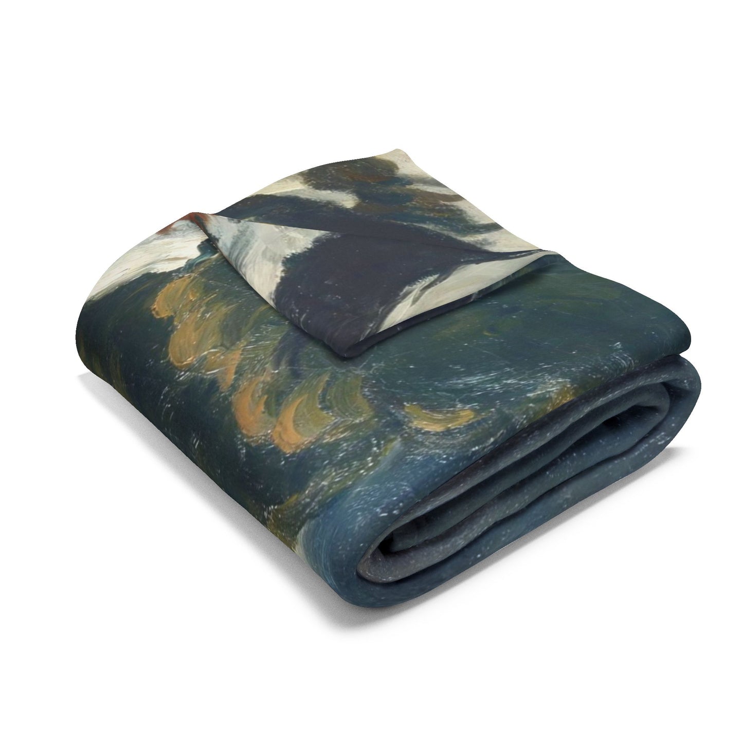 Cézanne, Paul - L’Estaque, Melting Snow (1870) - Arctic Fleece Blanket