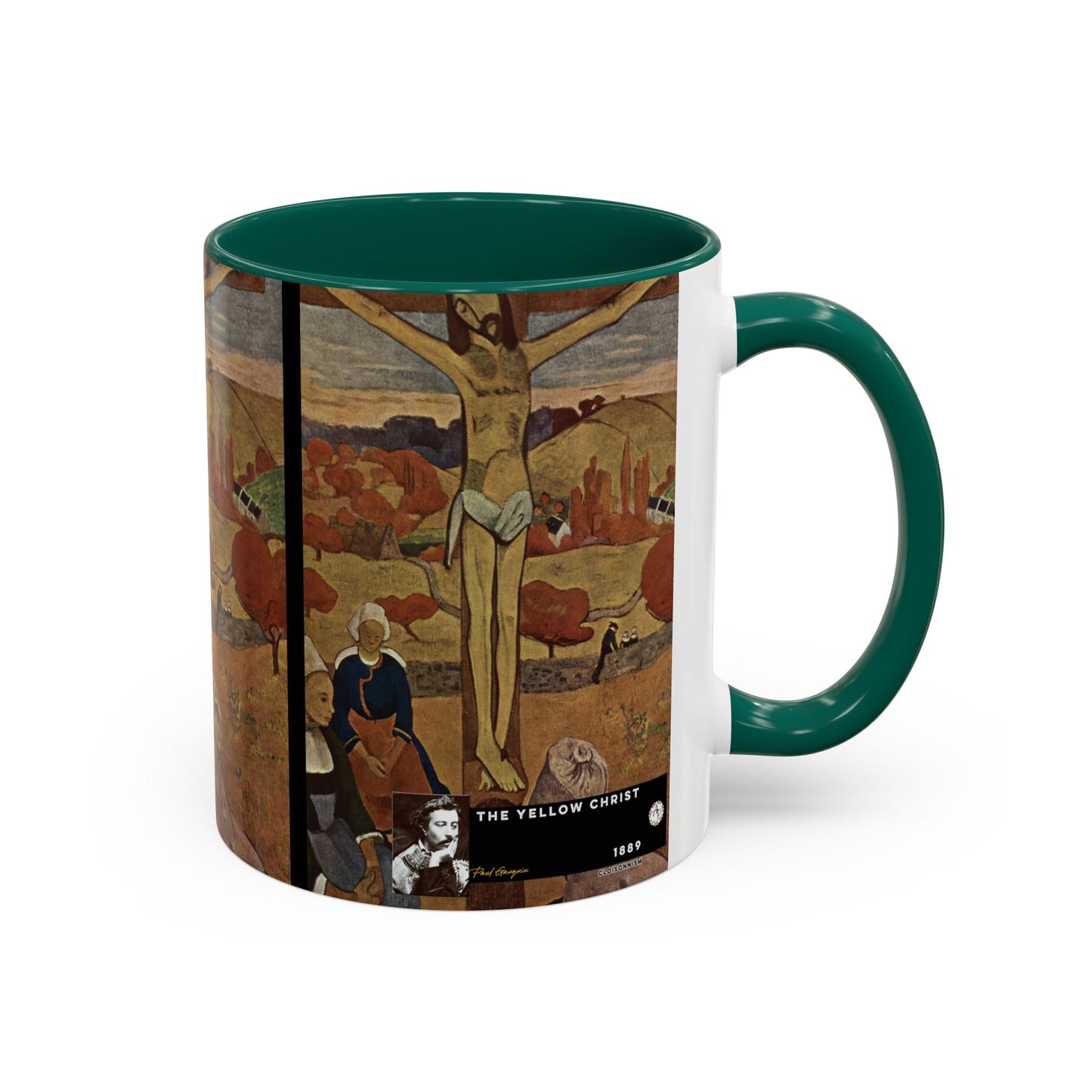 Gauguin, Paul - The Yellow Christ (1889) - Colorful Accent Mugs