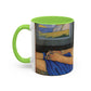 Filiger, Charles - The Recumbent Christ (1895) - Colorful Accent Mugs