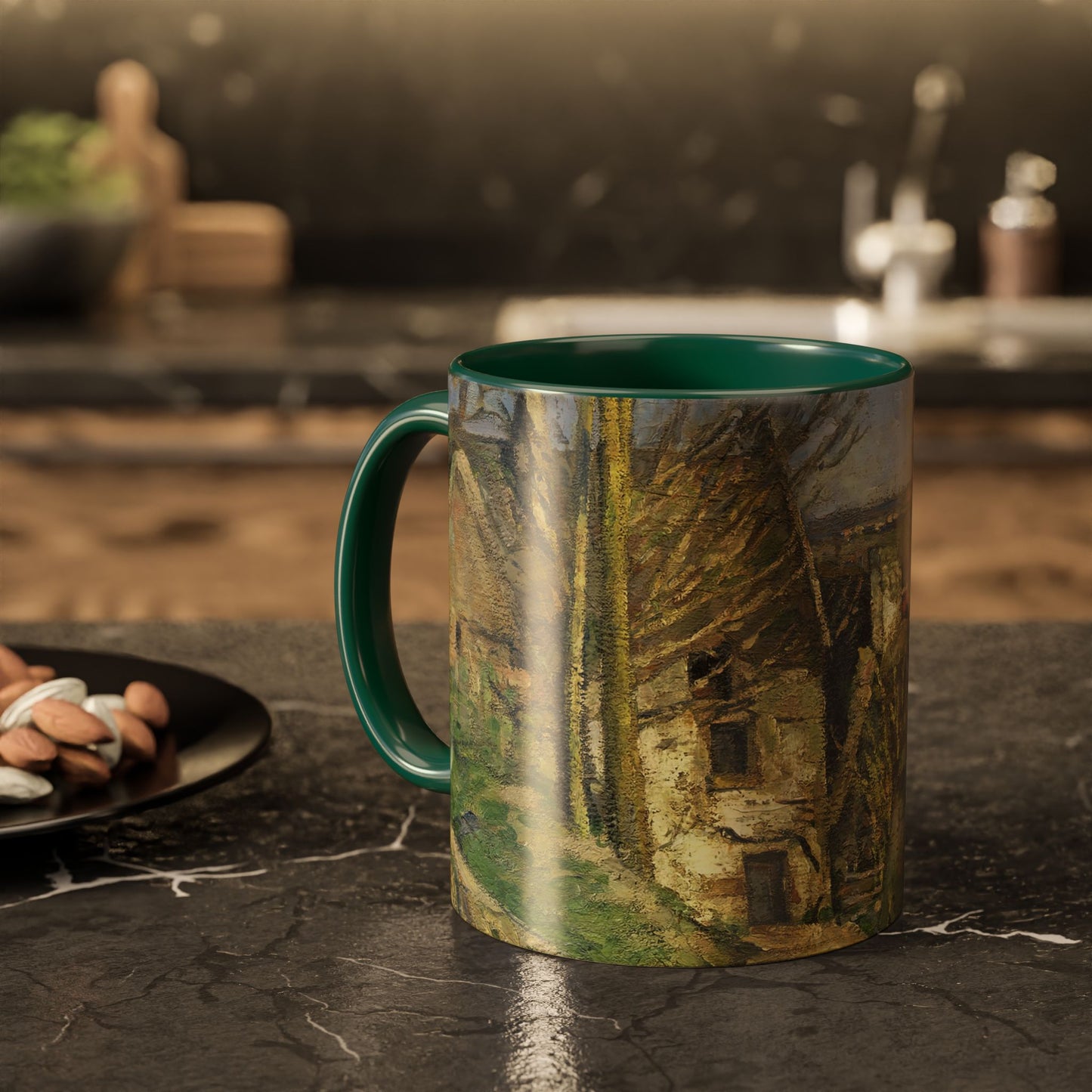 Cézanne, Paul - The House of the Hanged Man, Auvers-sur-Oise (1874) - Colorful Accent Mugs