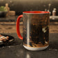 Courbet, Gustave - The Painter’s Studio (1855) - Colorful Accent Mugs