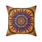 Pacio, Adam - Solar Disc Mandala - Suede Square Pillow