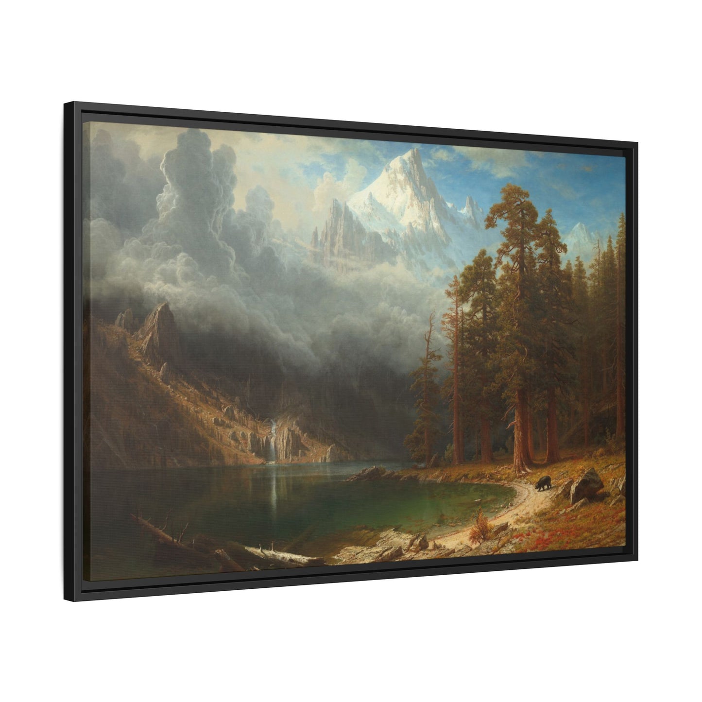 Bierstadt, Albert - Mount Corcoran (1877) - Matte Canvas, Framed