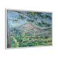 Cézanne, Paul - Mont Sainte-Victoire with Large Pine (1887) - Matte Canvas, Framed