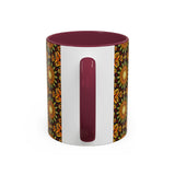 Monarch Butterfly Mandala - Colorful Accent Mugs