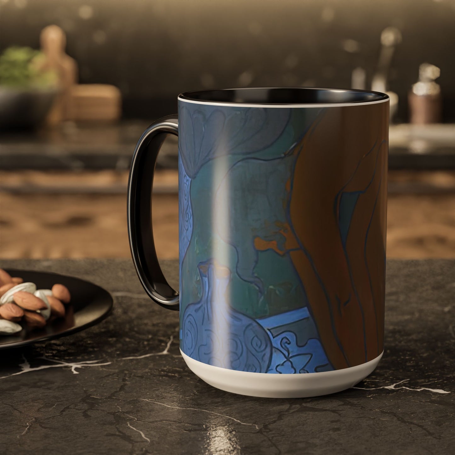 Ranson, Paul - The Blue Bather (1891) - Colorful Accent Mugs