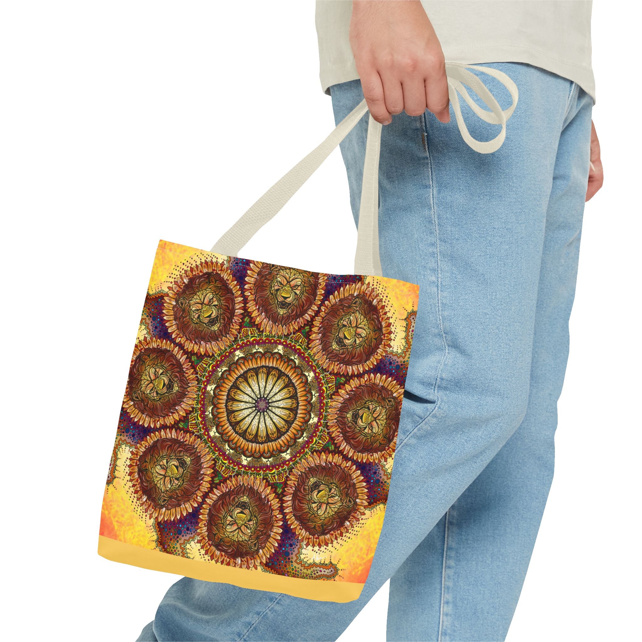 Lion Summer Mandala - Tote Bag