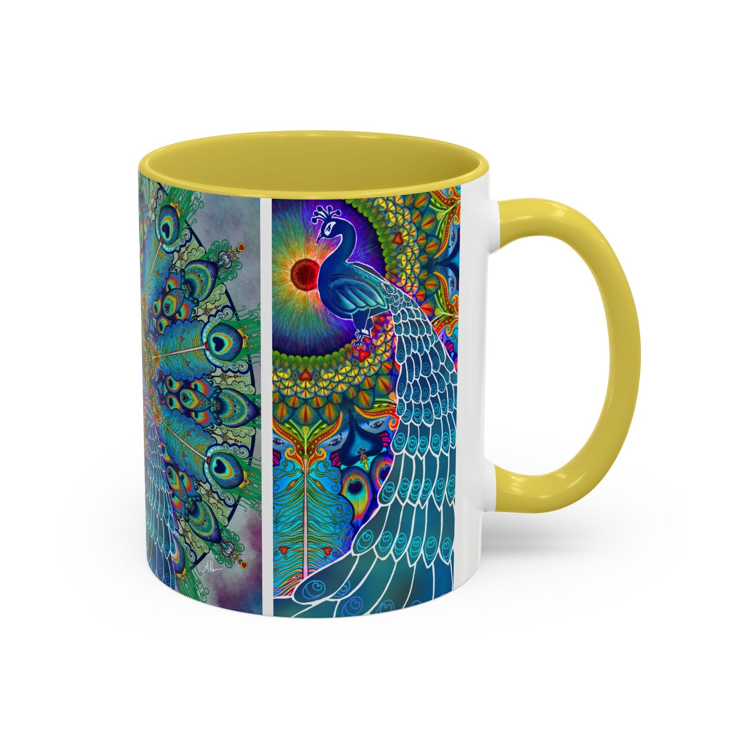 Pacio, Adam - Melek Taus Mandala - Colorful Accent Mugs