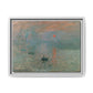 Monet, Claude - Impression, Sunrise (1872) - Matte Canvas, Framed