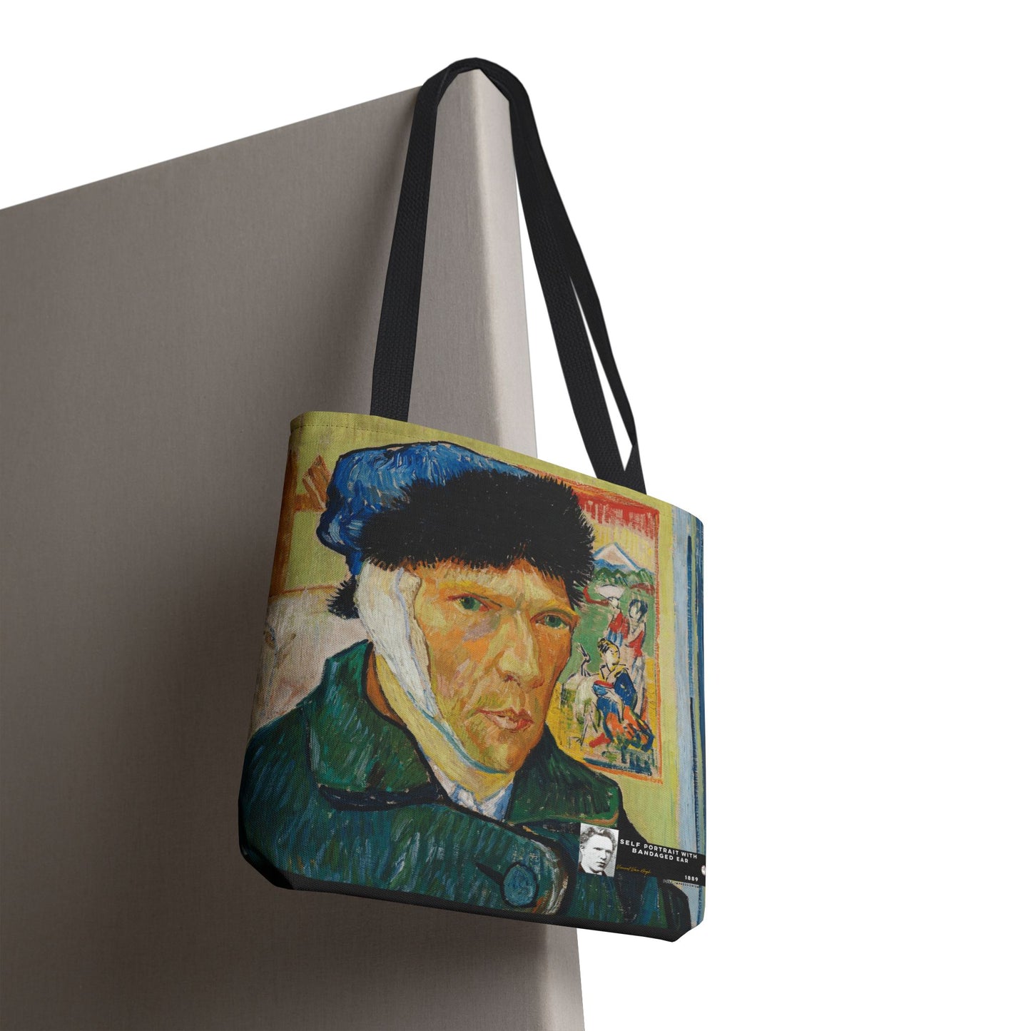 Van Gogh, Vincent - Self Portrait with Bandaged Ear (1889) - Tote Bag