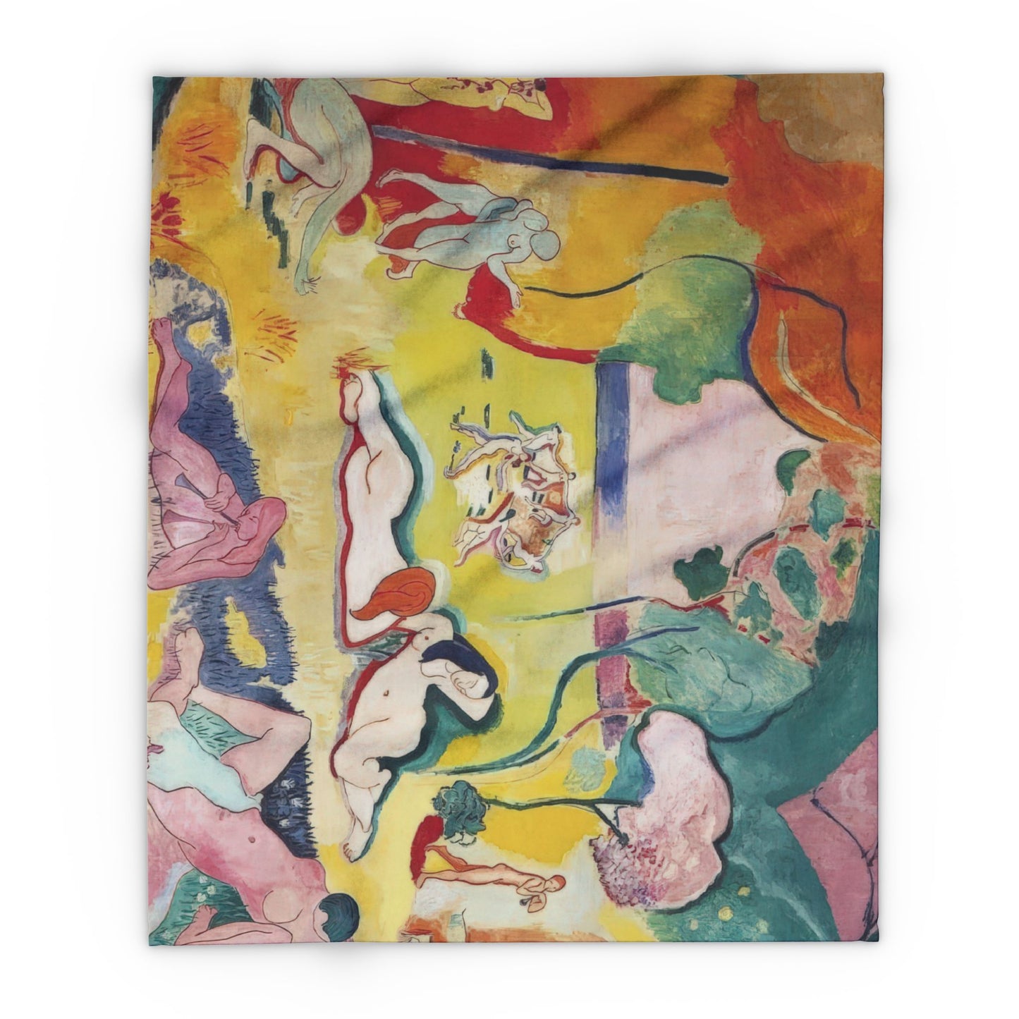 Matisse, Henri - The Joy of Life (1905) - Arctic Fleece Blanket