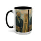 Cézanne, Paul - Portrait of the Artist with a Palette (1890) - Colorful Accent Mugs