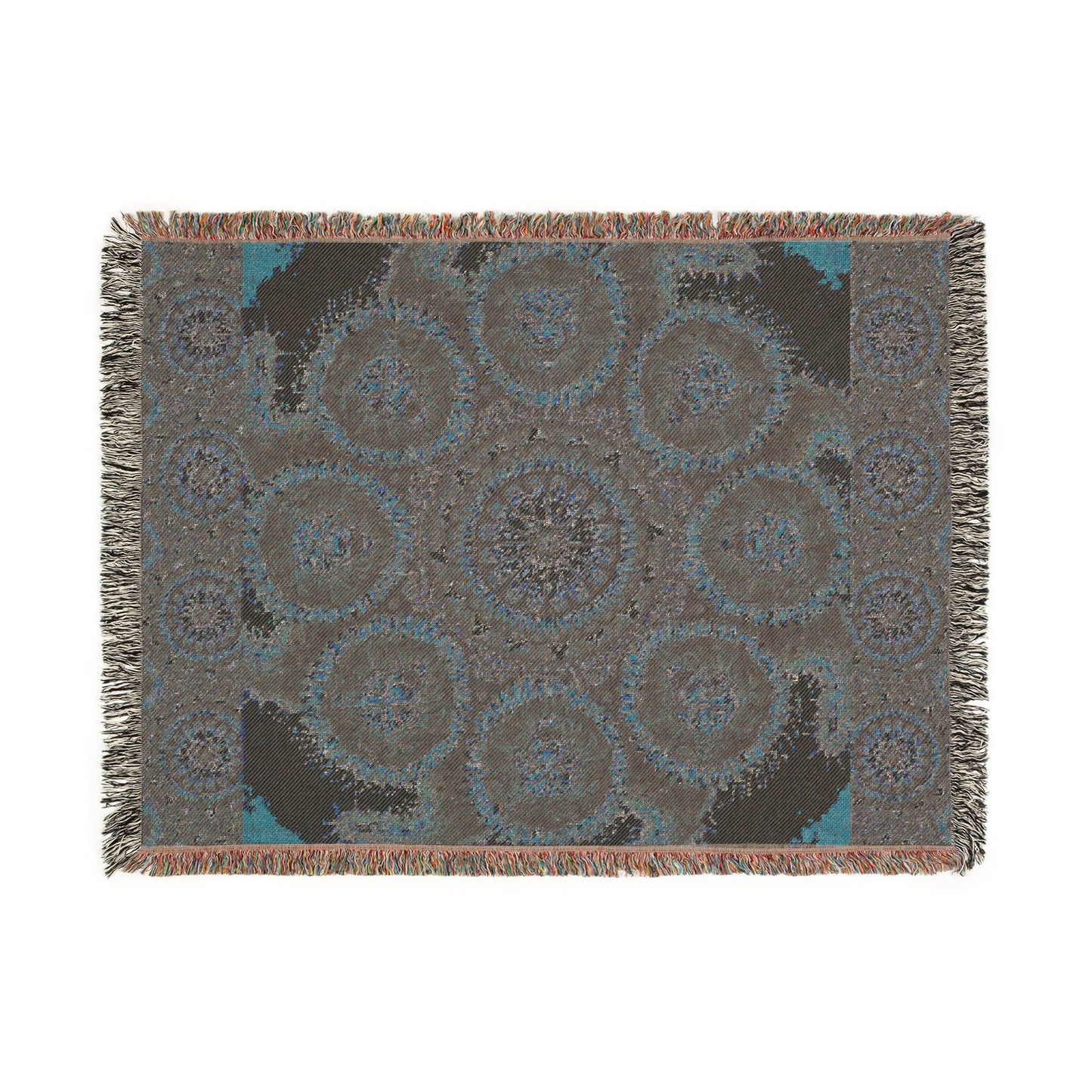 Lion Summer Mandala - Woven Blanket
