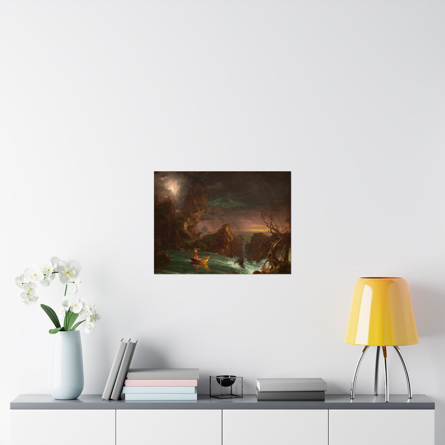 Cole. Thomas - The Voyage of Life: Manhood (1842)- Satin Posters