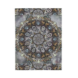Pacio, Adam - Memento Mori Mandala - Velveteen Plush Blanket