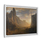 Bierstadt, Albert - Looking Down Yosemite Valley (1865) - Matte Canvas, Framed