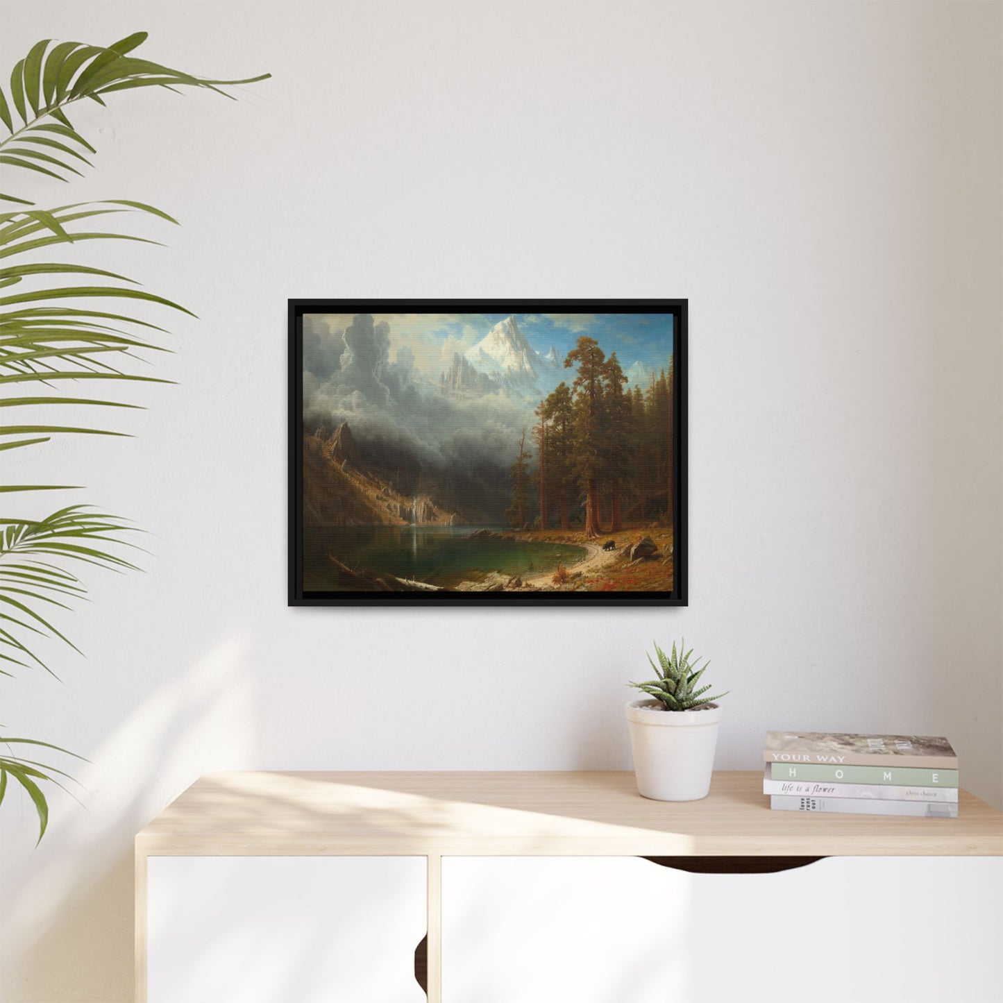 Bierstadt, Albert - Mount Corcoran (1877) - Matte Canvas, Framed