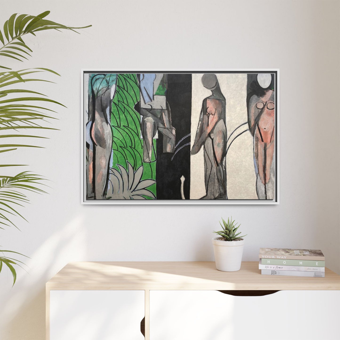 Matisse, Henri - Bathers by a River (1917) - Matte Canvas, Framed