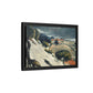 Cézanne, Paul - L’Estaque, Melting Snow (1870) - Matte Canvas, Framed
