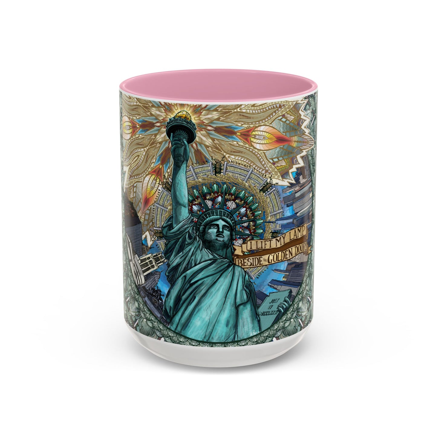 Pacio, Adam - Liberty Mandala - Colorful Accent Mugs