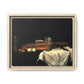 Cézanne, Paul - Still Life with Bread and Eggs (1865) - Matte Canvas, Framed