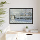 Monet, Claude - The Magpie (1868) - Matte Canvas, Framed