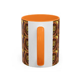 Lion Summer Mandala - Colorful Accent Mugs