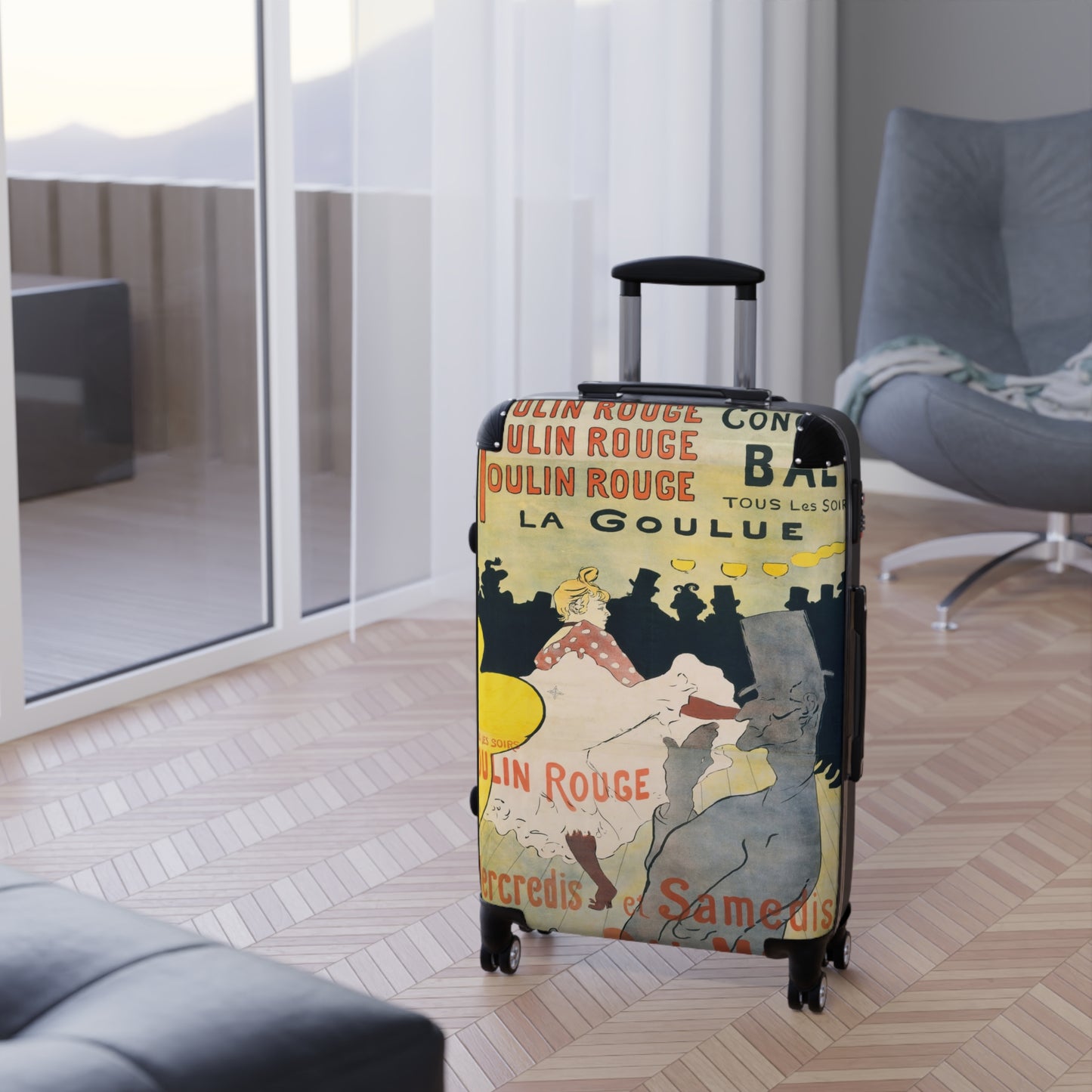 Toulouse-Lautrec, Henri - Moulin Rouge - La Goulue (1891) - Suitcase