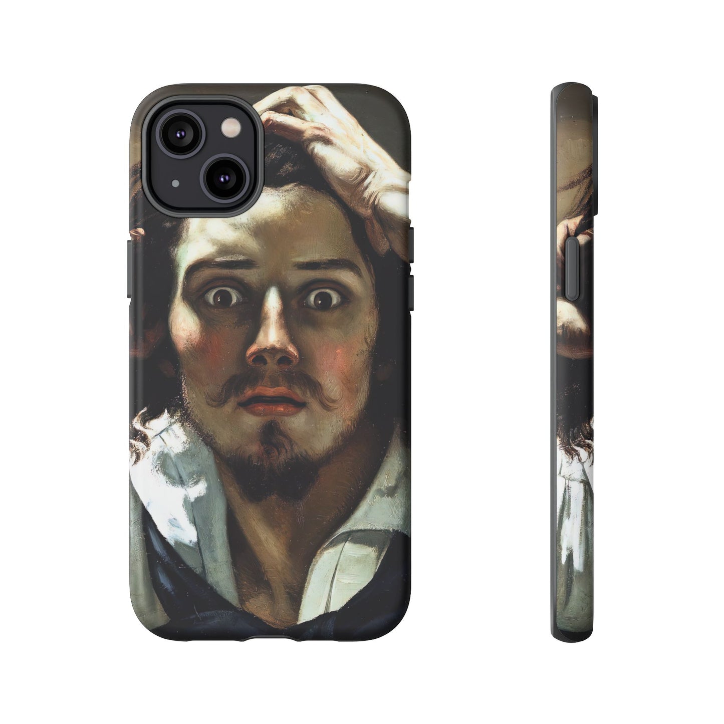 Courbet, Gustave - The Desperate Man (1843) - Tough Phone Cases